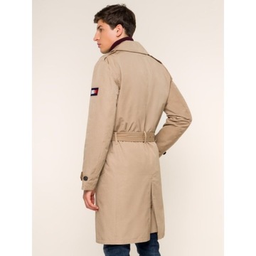 TOMMY HILFIGER PŁASZCZ HOODED KAPTUR THERMORE M