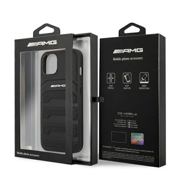КОЖАНЫЙ ЧЕХОЛ MERCEDES AMG ДЛЯ IPHONE 13 MINI