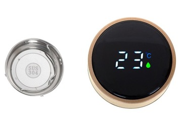 Термокружка-термос smart LED 500мл золото с дисплеем температуры