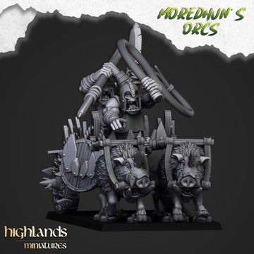 Orc Chariot Highlands Miniatures