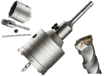 OTWORNICA DO MURU BETONU SDS PLUS KORONKA 68mm