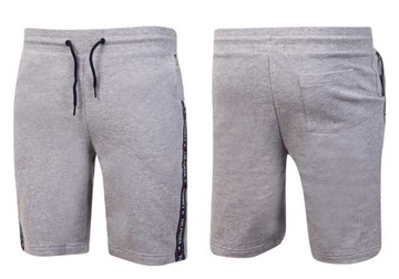 TOMMY HILFIGER KRÓTKIE MĘSKIE SPODENKI SZORTY SHORT HWK GRAY r.XL