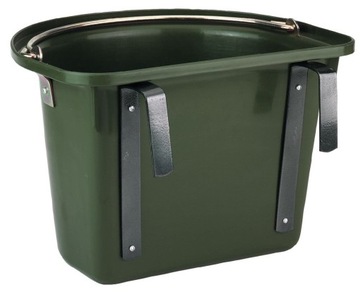 КОРМУШКА ДЛЯ ВОДЫ ДЛЯ ЛОШАДЕЙ С КРЮЧКАМИ И БОЧКОЙ 12Л