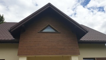 Фасадная доска Имитация деревянных панелей Гибкая PALISANDER