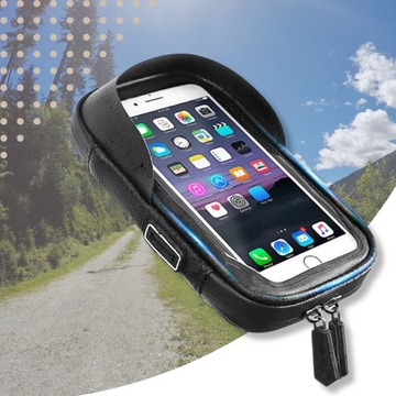 Держатель для велосипедного телефона на руле, чехол, чехол, водонепроницаемая сумка.