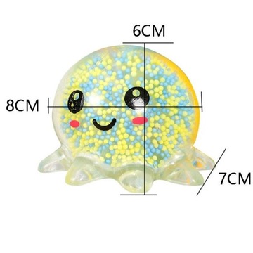 МЯТКАЯ СВЕТЯЩАЯСЯ СЕНСОРНАЯ ИГРУШКА Осьминожка НА ДЕНЬ ДЕТЕЙ