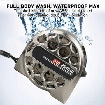 Метрическая линейка из нержавеющей стали (7,5 м 25 мм)