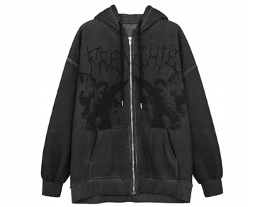 BLUZA Z KAPTUREM goth grunge harajuku Anioł Bluzy