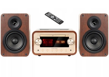 Kruger Matz CD USB BT NFC Мини-трубная башня в стиле ретро