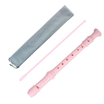 Набор блокфлейт сопрано, легкая детская блокфлейта с великолепным звуком, флейта розового цвета