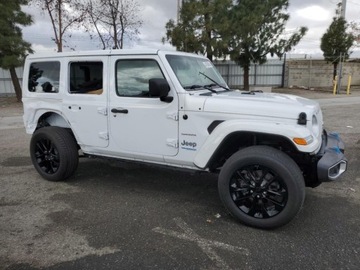 Jeep Wrangler IV 2022 Jeep Wrangler UNLIMITED SAHARA 4XE 2022, od ubezpieczalni 2.0 Hybryda 375KM, zdjęcie 1