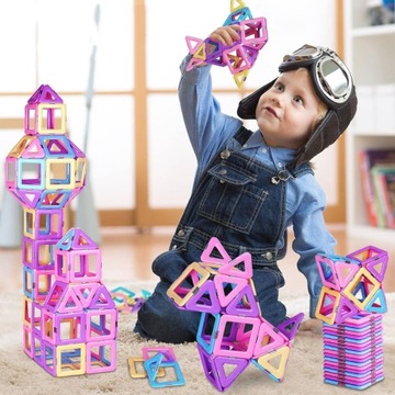 МАГНИТНЫЕ БЛОКИ ИГРУШКИ МАГНИТНЫЕ ПЛАСТИНЫ КОНСТРУКЦИОННЫЕ БЛОКИ 40 ШТ.