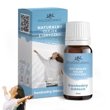 NATURALNY 100% OLEJEK ETERYCZNY SWOBODNY ODDECH Aromaterapia Świece Dyfuzor