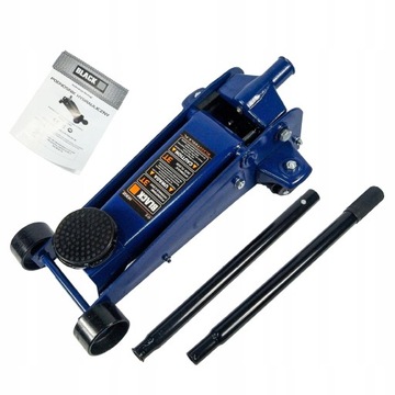 НИЗКОПРОФИЛЬНЫЙ ГИДРАВЛИЧЕСКИЙ ПОДЪЕМНИК ŻABA 3T 23кг ЧЕРНЫЙ