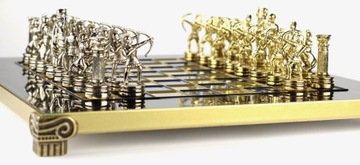 КРАСИВЫЕ МЕТАЛЛИЧЕСКИЕ ЛАТУННЫЕ ШАХМАТЫ ЛУЧНИКАМ ПОДАРОК