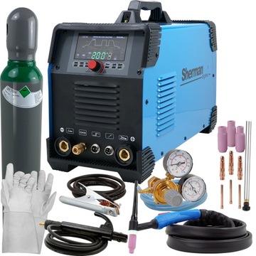 Spawarka Inwertorowa SHERMAN TIG AC DC ALU ZESTAW