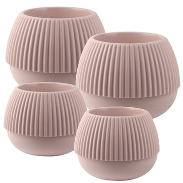 4SZT KOMPLET ZESTAW DONIC OSŁONKI BOHO 10/14cm FREZJA RÓŻ