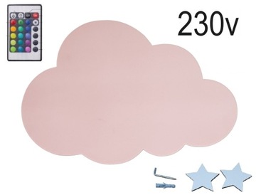 НАСТЕННЫЙ светильник с дистанционным управлением светодиодная лента ночное облако ЦВЕТА на выбор LED ОБЛАКО