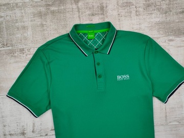 HUGO BOSS PADDY PRO POLO KOSZULKA MĘSKA ORYGINAŁ ZIELONA r. S