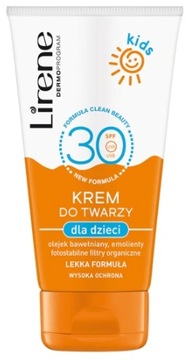 LIRENE KIDS ochronny krem do twarzy dla dzieci SPF 30 50ml