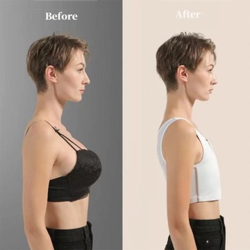 Kobiety Oddychające klamra piersiowa boczna Klamra Krótkie bluzki, XXL