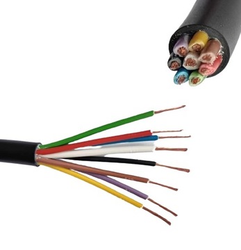 PRZEWÓD ELEKTRYCZNY KABEL 8-żyłowy YLY-S 7x1+1,5mm