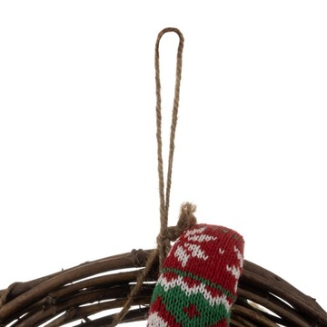 Дверной венок Центральная часть Рождественский венок Украшение Олень Настенный декор