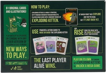 Zombie Kittens by Exploding Kittens - Card Games f
