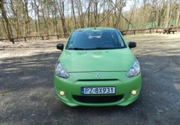 Mitsubishi Space Star Hatchback 5d 1.0 71KM 2014 Mitsubishi Space Star maly tani niezawodny ekonomiczny z KLIMATYZACJA, zdjęcie 14