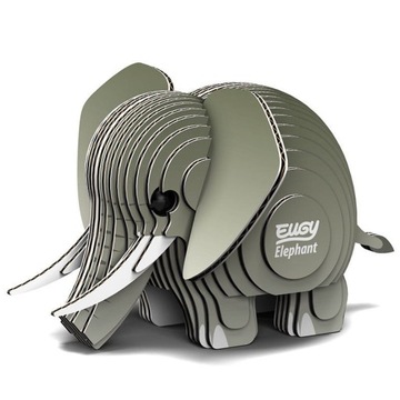 Słoń Eugy Eko Układanka PRZESTRZENNA Puzzle 3D