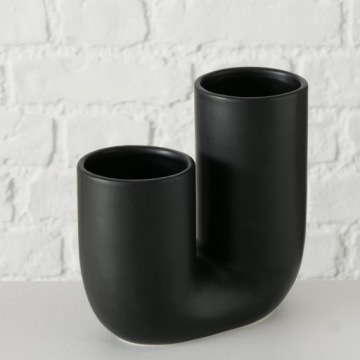 24 ч Цветочное украшение ваза Сканди 2 шт черный