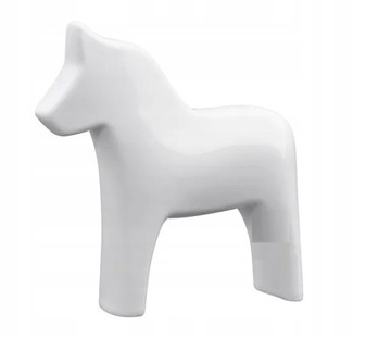 IKEA FINANSIELL koń folklor 15 cm porcelana