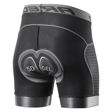 SZORTY SPODENKI ROWEROWE MĘXLKIE Z WKŁADKĄ 5D 3XL