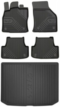 Set 77 Gumové rohože a rohože Audi A3 8V Hatchback 2012-2019 dkz