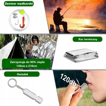 БОЛЬШОЙ НАБОР ДЛЯ ВЫЖИВАНИЯ XXL + ВОЕННО-ТУРИСТИЧЕСКИЙ РЮКЗАК 71-в-1