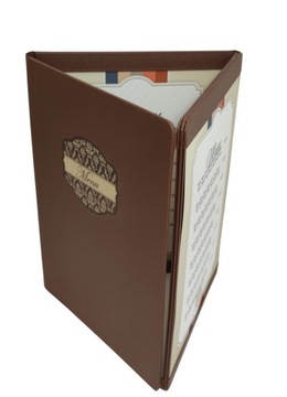 Karta menu model VIP - na 4 kartki A4