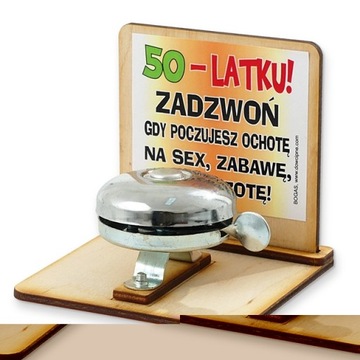Prezent na 50 urodziny DZWONEK NA SEX