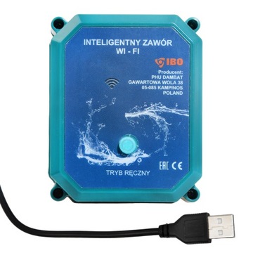 Elektro inteligentny zawór wody Wi-Fi DN25 IBO 1