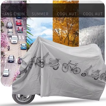 Водонепроницаемый чехол для велосипеда, мотороллер, VELCRO, 200x100x100см, УФ брезент