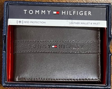 TOMMY HILFIGER Portfel Męski z USA100%Org