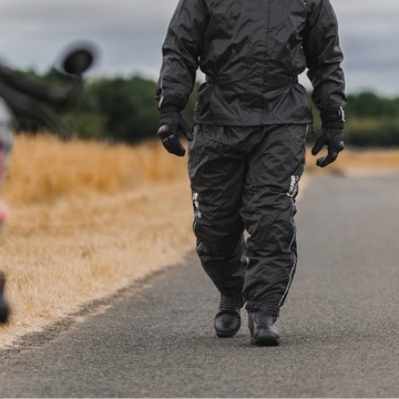 МОТО ОКСФОРД ДОЖДЕВОЙ КОСТЮМ ЧЕРНЫЙ ДОЖДЕВЫЕ БРЮКИ КУРТКА M