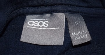 Asos rozpinana bluza z kapturem r.S