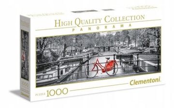 PUZZLE WIDOK PANORAMA AMSTERDAM BICYCLE 1000 EL