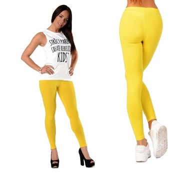 Legginsy bawełniane wygodne GETRY fitness S/36