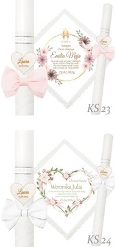 КРЕЩЕННЫЙ ХАЛАТ И СВЕЧА КРЕЩЕННЫЙ ИМЯ эко