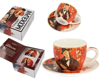Filiżanka espresso ze spodkiem A. Modigliani