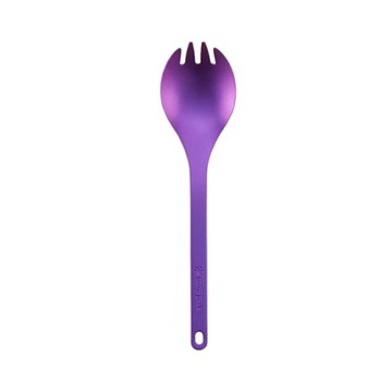 Tytanowy SPORK turystyczny Snow Peak łyżkowidelec fioletowy