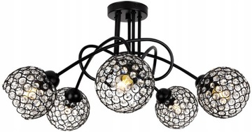 LAMPA SUFITOWA WISZĄCA ŻYRANDOL KRYSZTAŁKI LED
