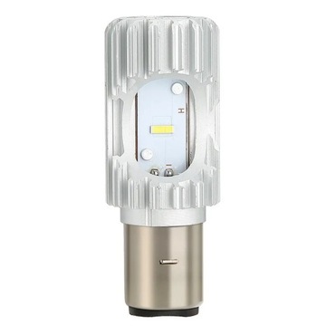 1Pc 6500K 20W ampułki H4 LED reflektor motocyklowy HS1 BA20d Led Moto świat