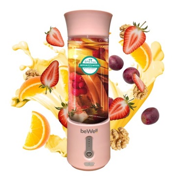 BLENDER BEZPRZEWODOWY beWell DO SMOOTHIE KOKTAJLI ROZDRABNIA LÓD ORZECHY